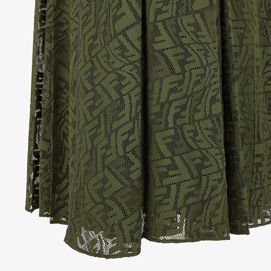 Green lace skirt - 3
