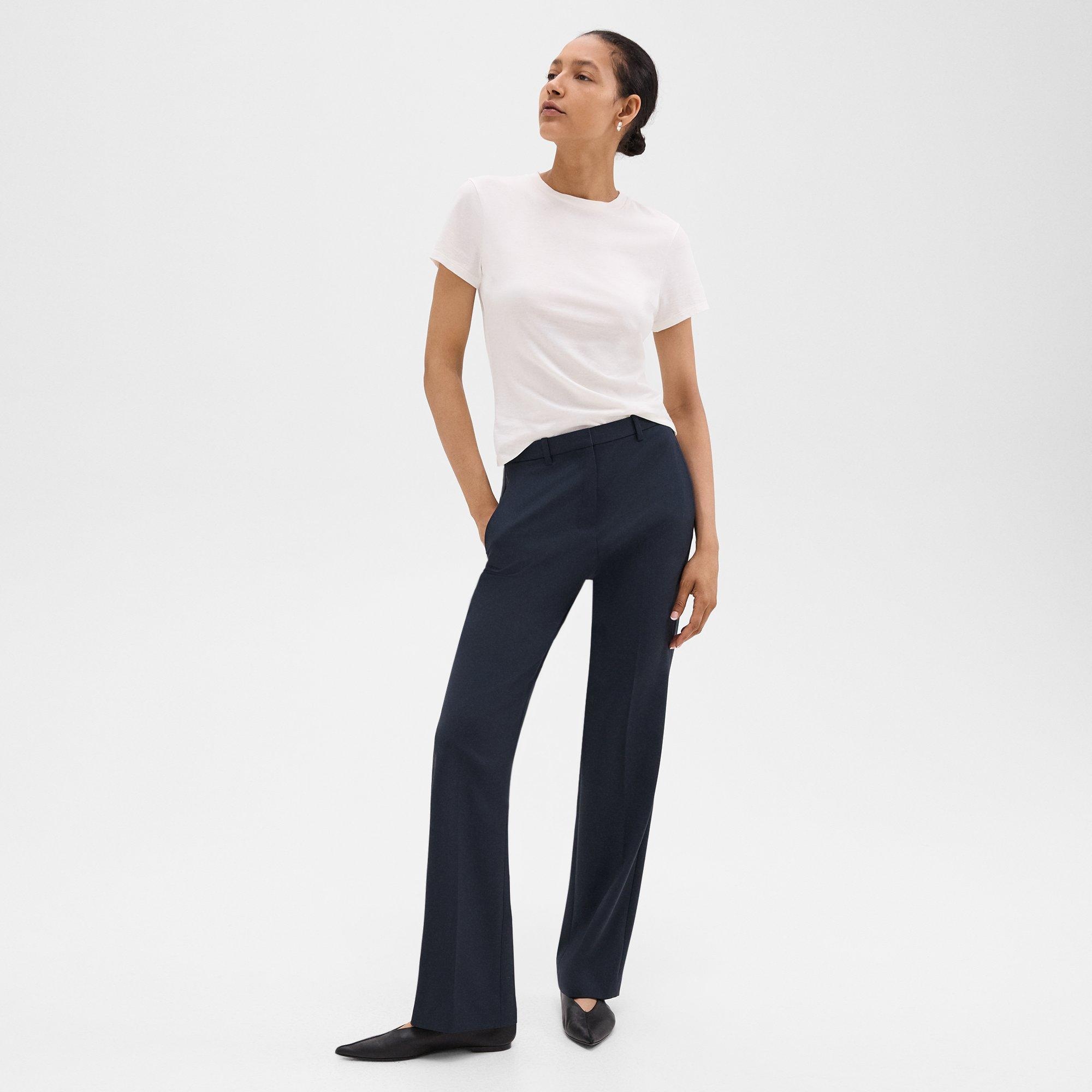 Flared Pant in Good Wool - 2