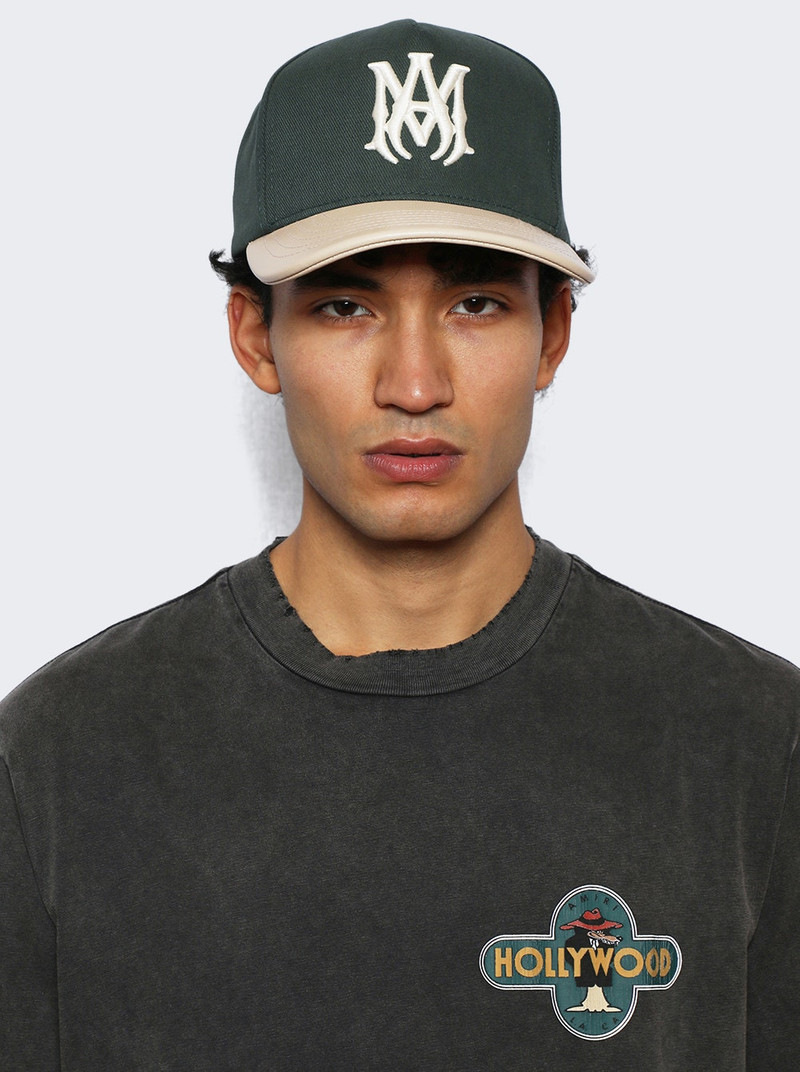 AMIRI Two Tone Canvas Hat Dark Palm outlook
