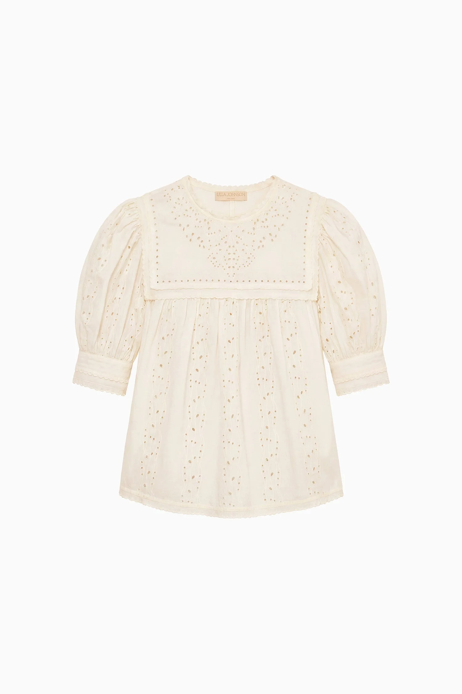 Una Short Sleeve Cotton Top - 1