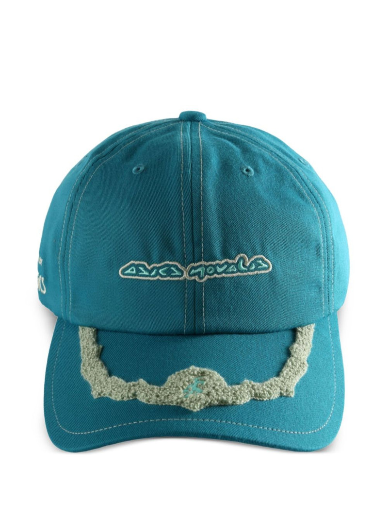 x Kiko Kostadinov embroidered-detail baseball cap 1