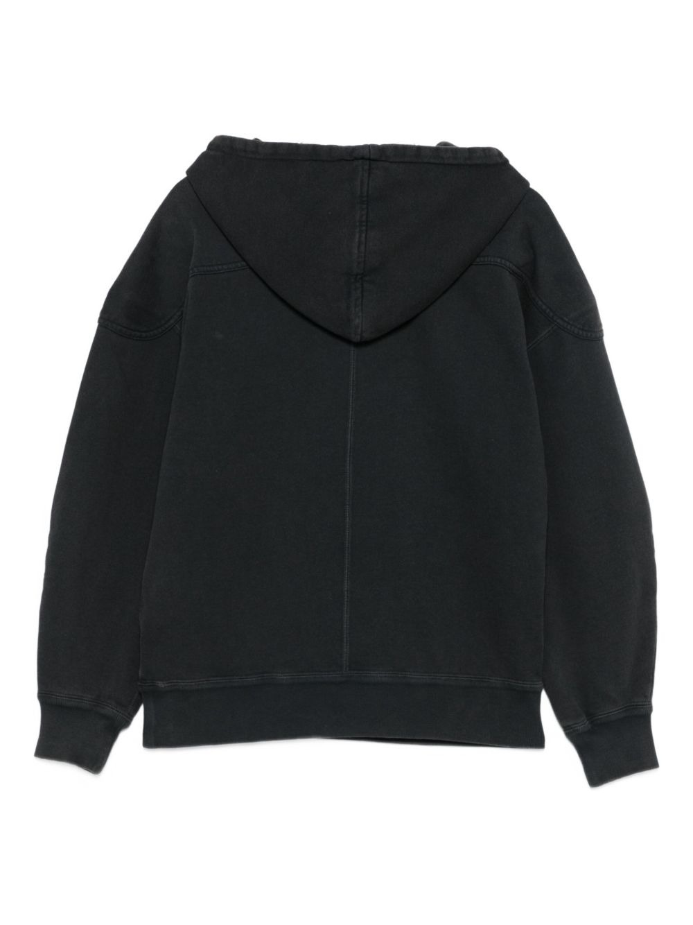 lace-up hoodie - 2