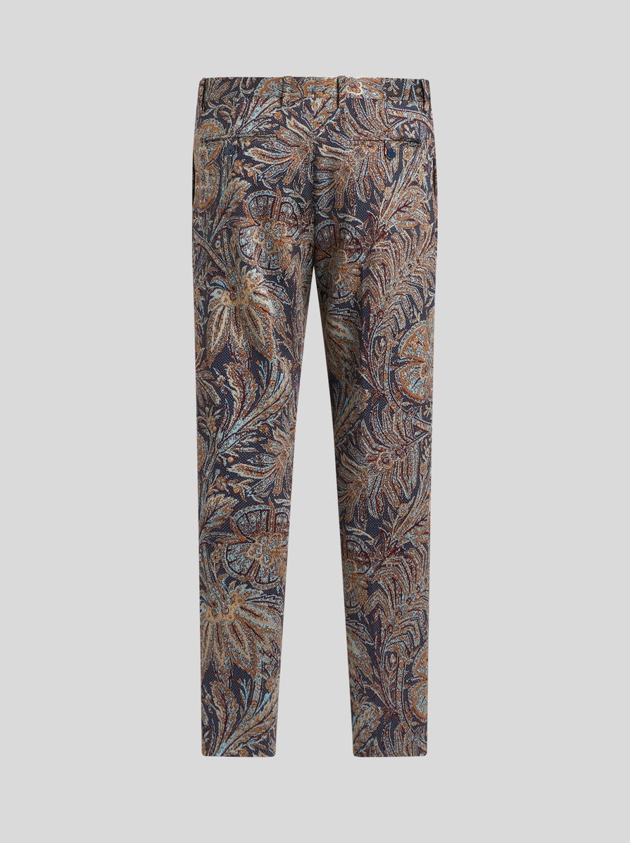 JERSEY JACQUARD TROUSERS - 5