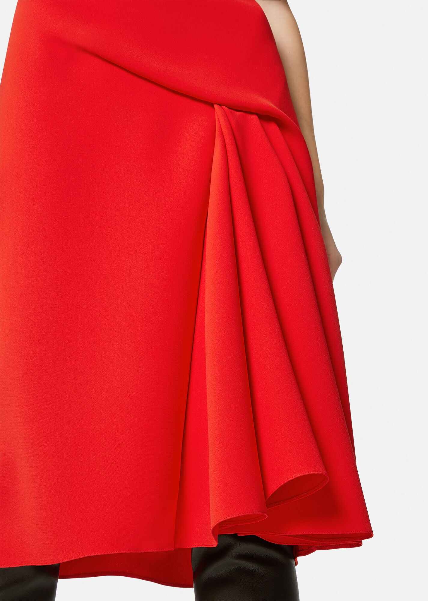 Draped Midi Dress - 5