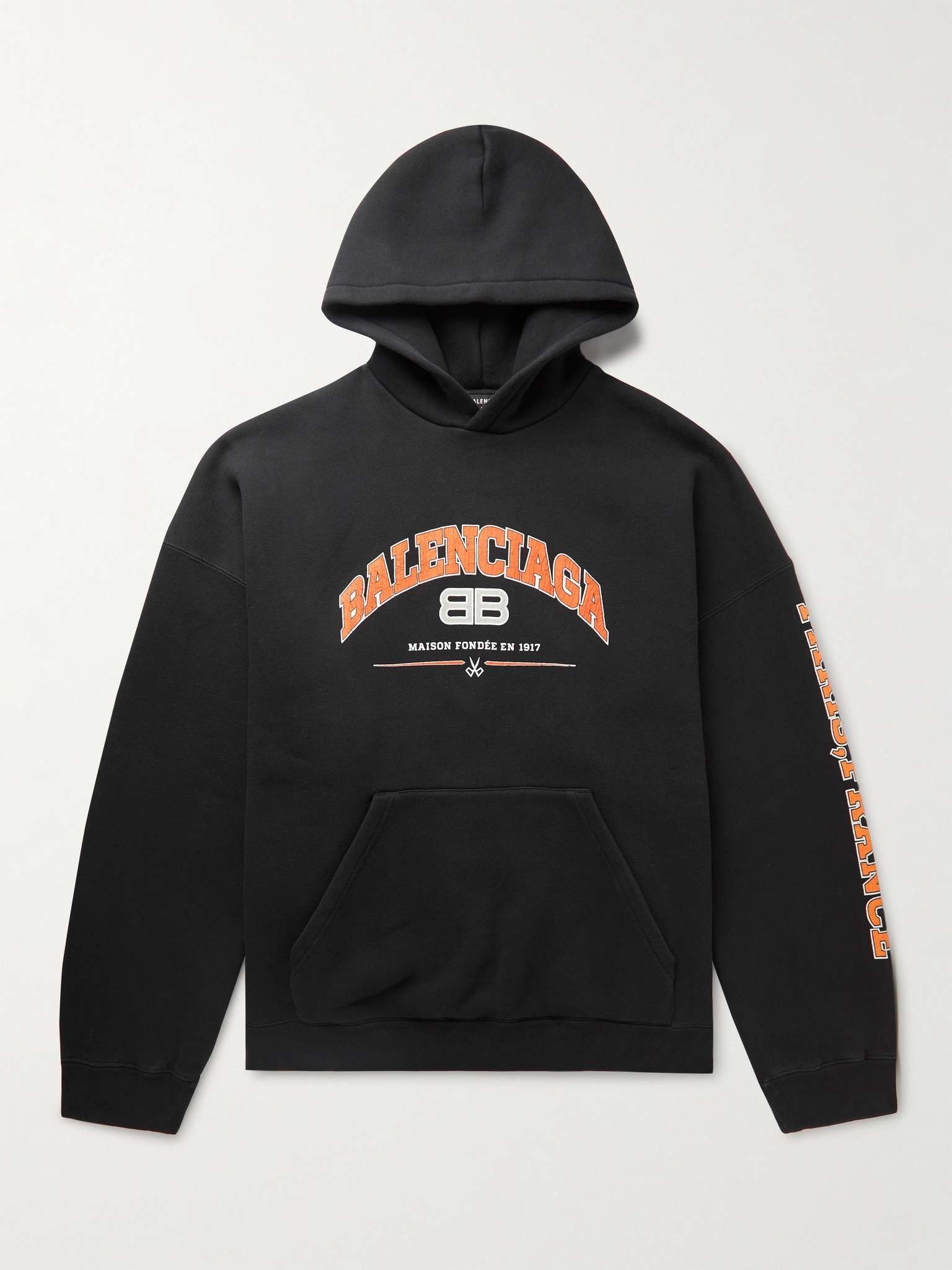 Cotton Jersey Logo Hoodie