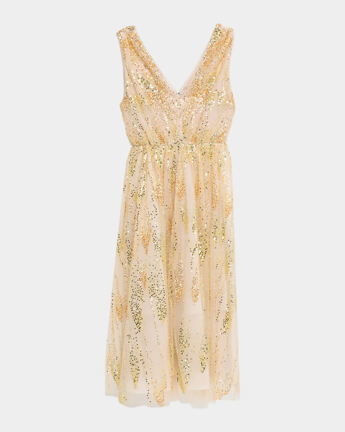Tinsley Bead & Sequin Tulle Midi Dress - 1