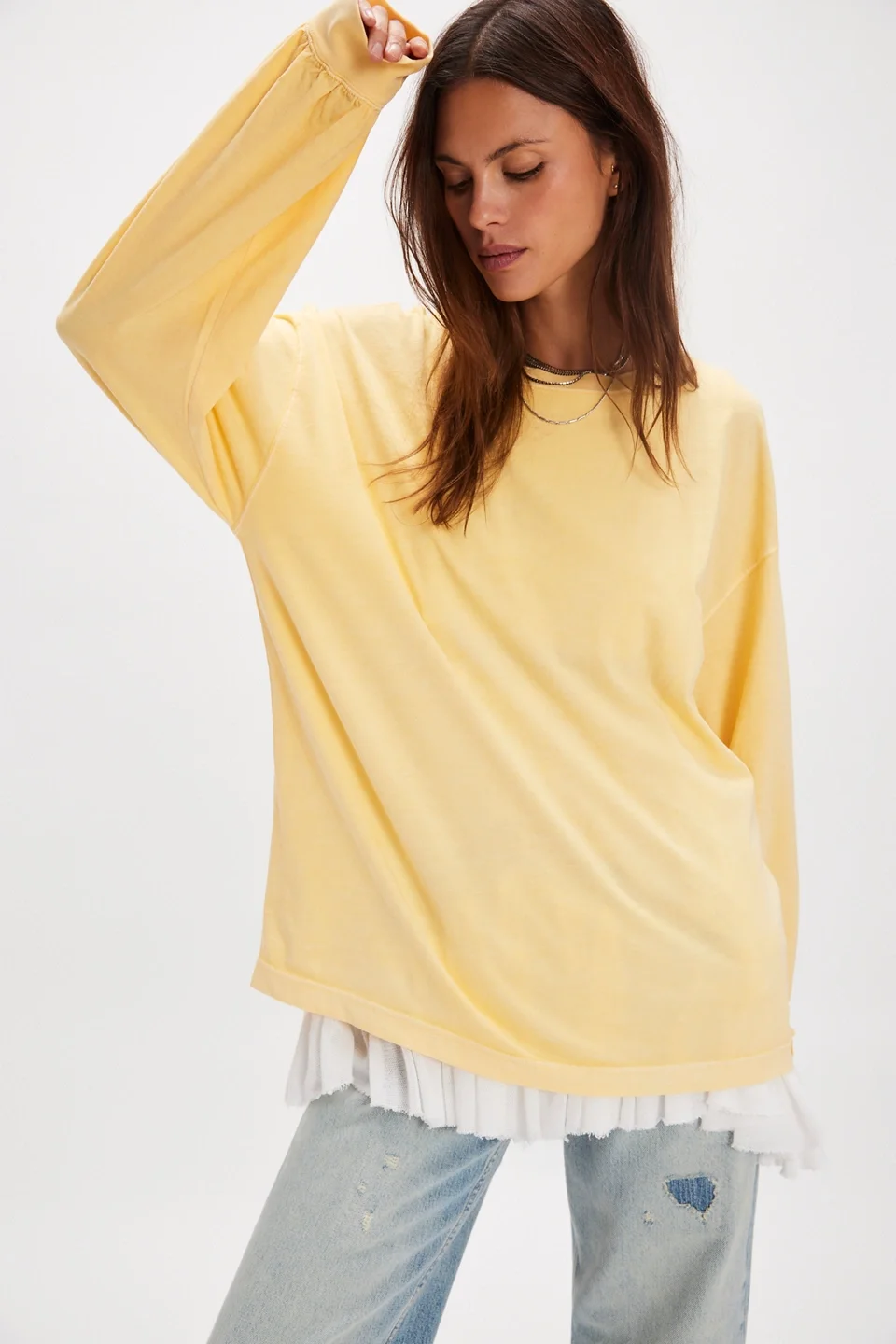 We The Free Perfect Oversized Long Sleeve Top - 1