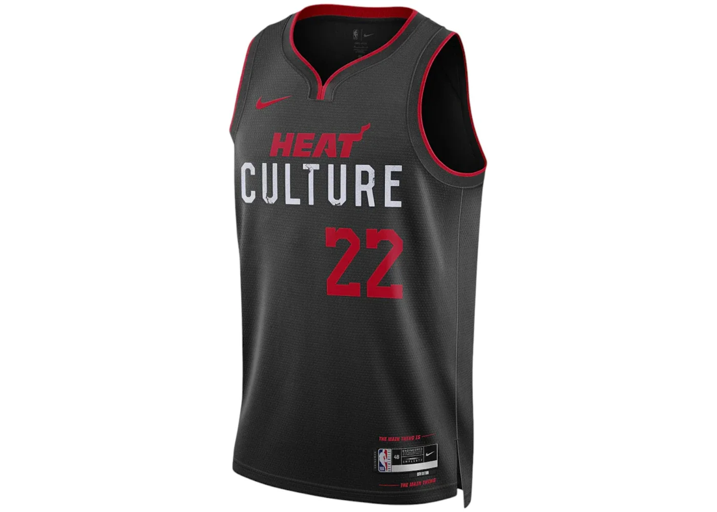Nike NBA Miami Heat Jimmy Butler Dri-Fit City Edition 23/24 Swingman Jersey Black - 1