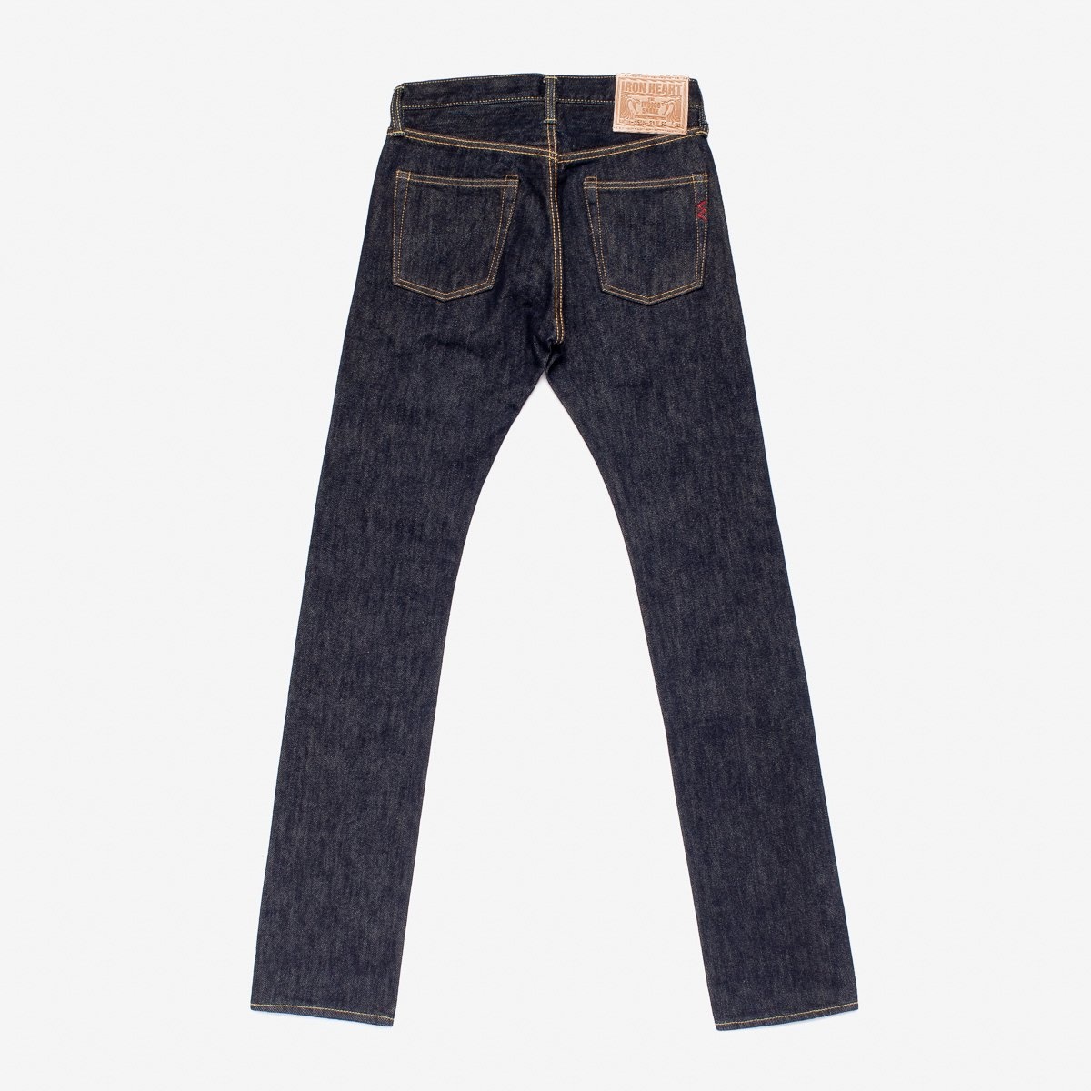 IH-555S-21 21oz Selvedge Denim Super Slim Cut Jeans - Indigo - 4