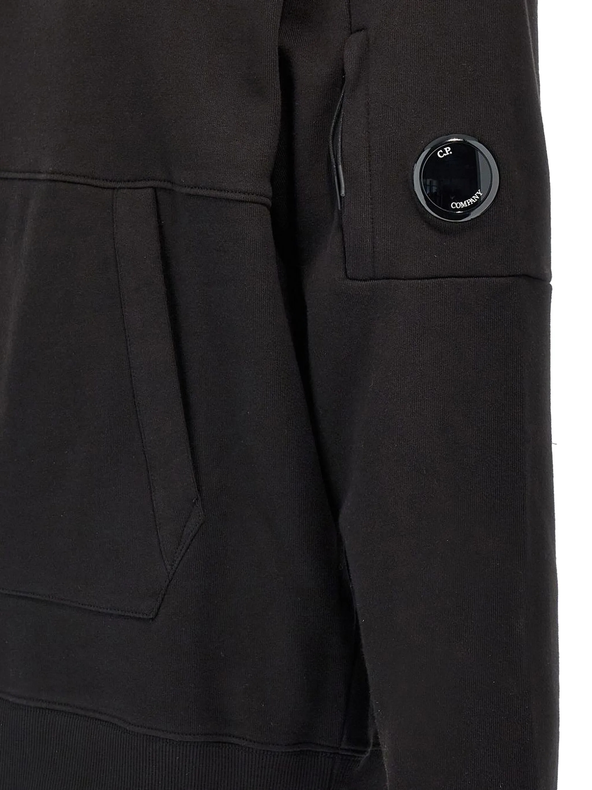 C.P. COMPANY - Men Diagonal Raised Fleece Hoodie - 4