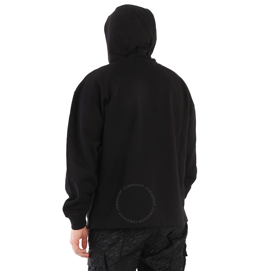 Versace Men's Black Embellished Medusa-Print Hoodie - 3