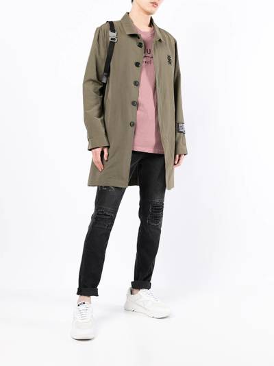 Ksubi embroidered-logo coat outlook