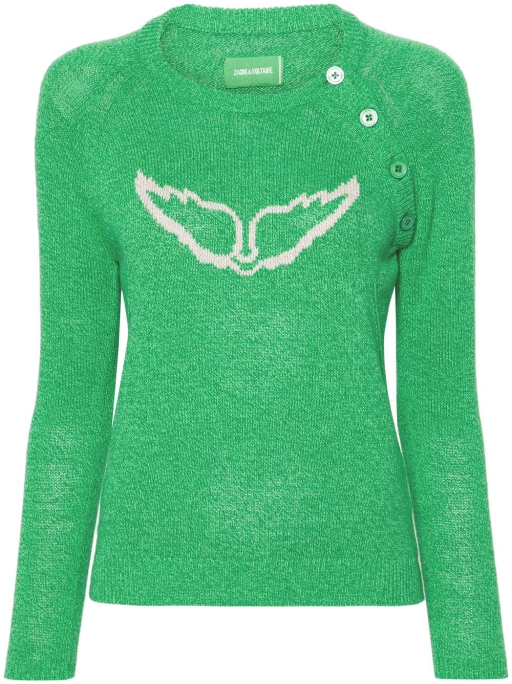 Regliss Wings-intarsia jumper - 1