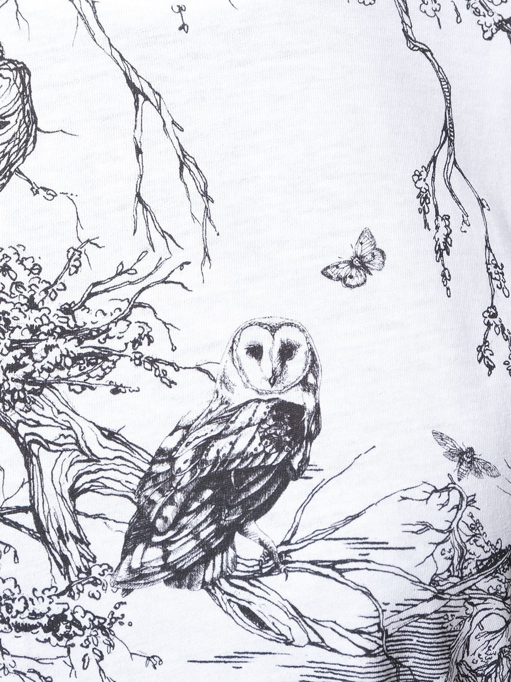 woodland print T-shirt - 5