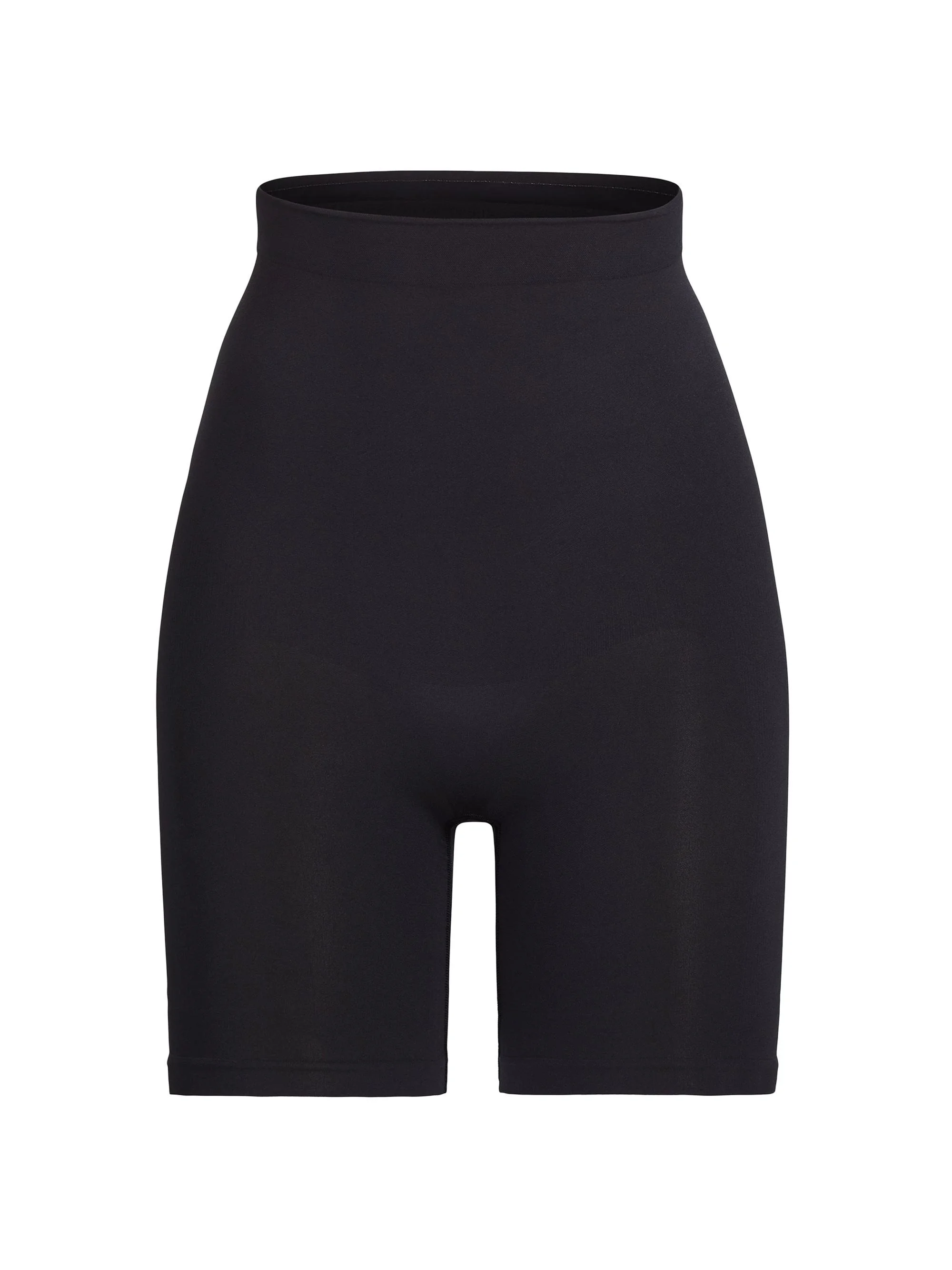 Women's Seamless Sculpt High-Waisted Above-The-Knee Shorts - Onyx - 1