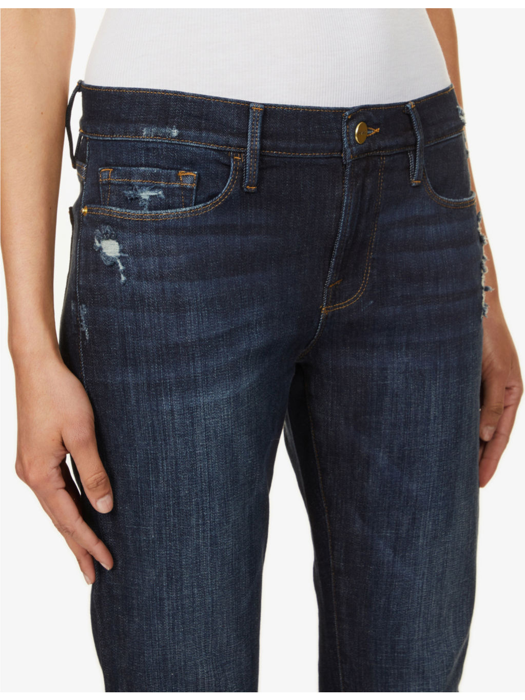 Le Garcon straight-leg mid-rise stretch-denim jeans - 5