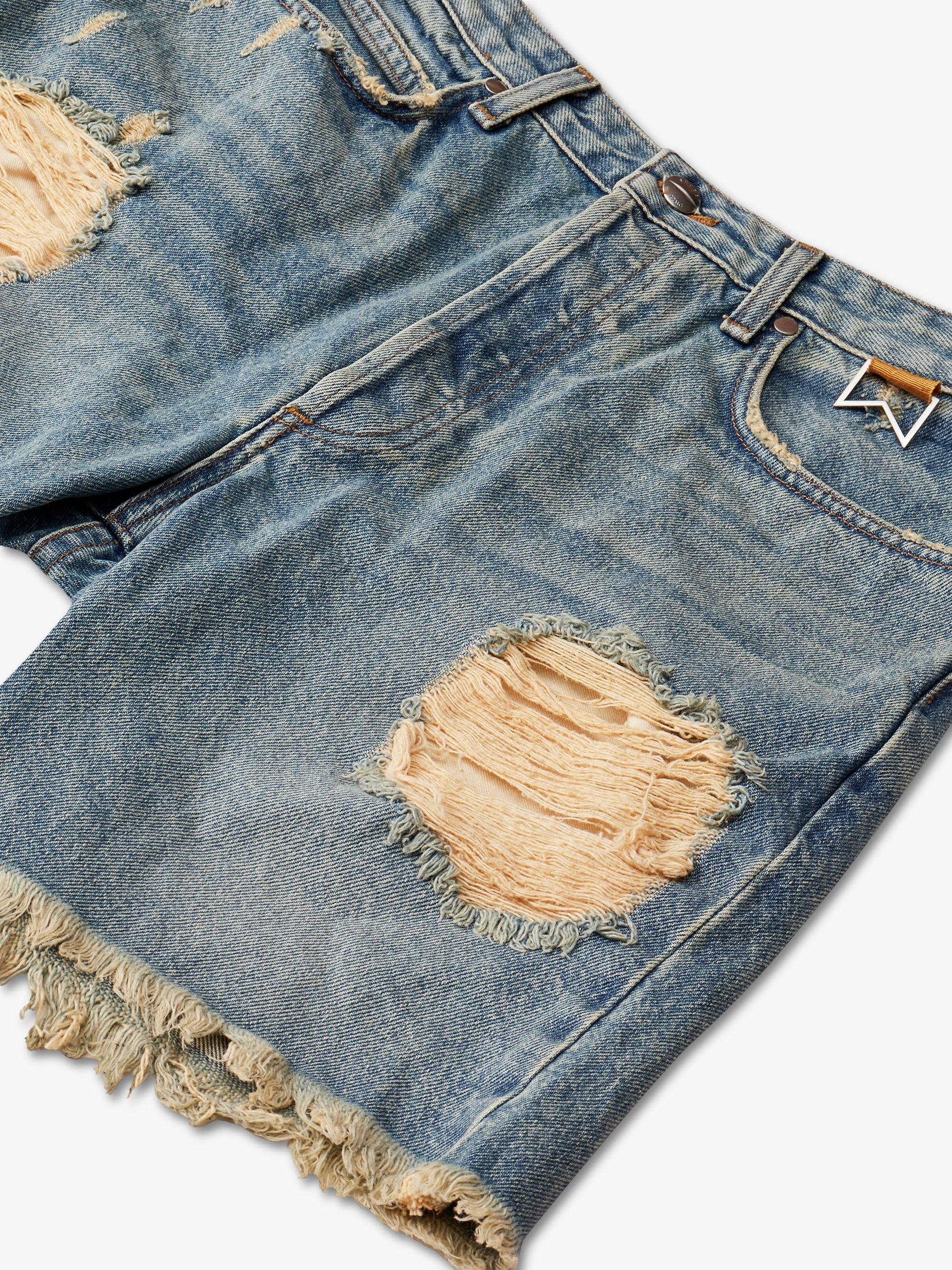 BEACH BUM DENIM SHORTS - 3