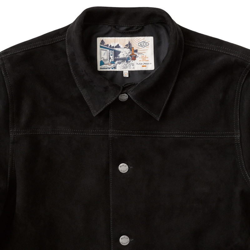 Dante Nubuck Lined Jacket Black 9