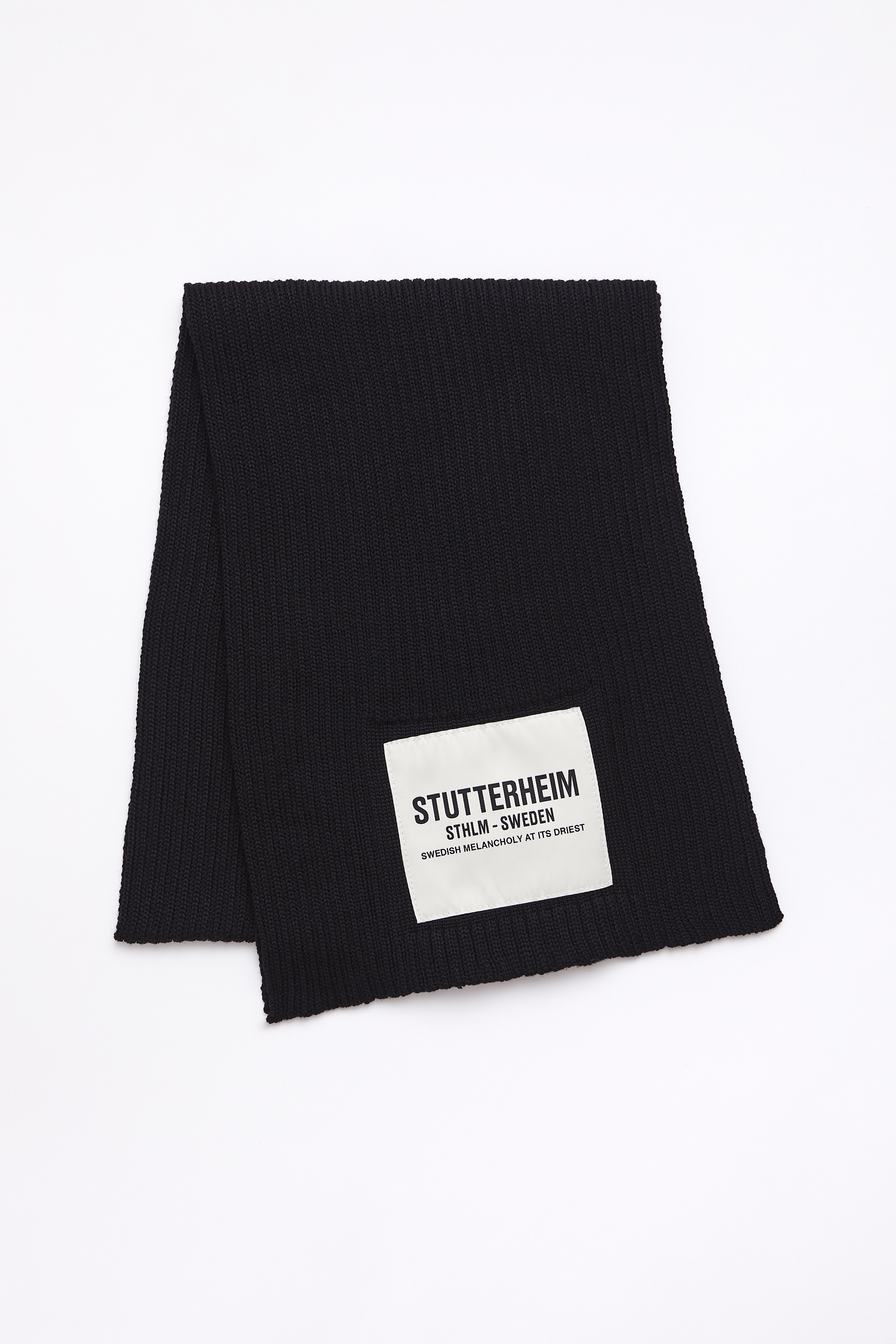 Wrap Scarf Black - 1