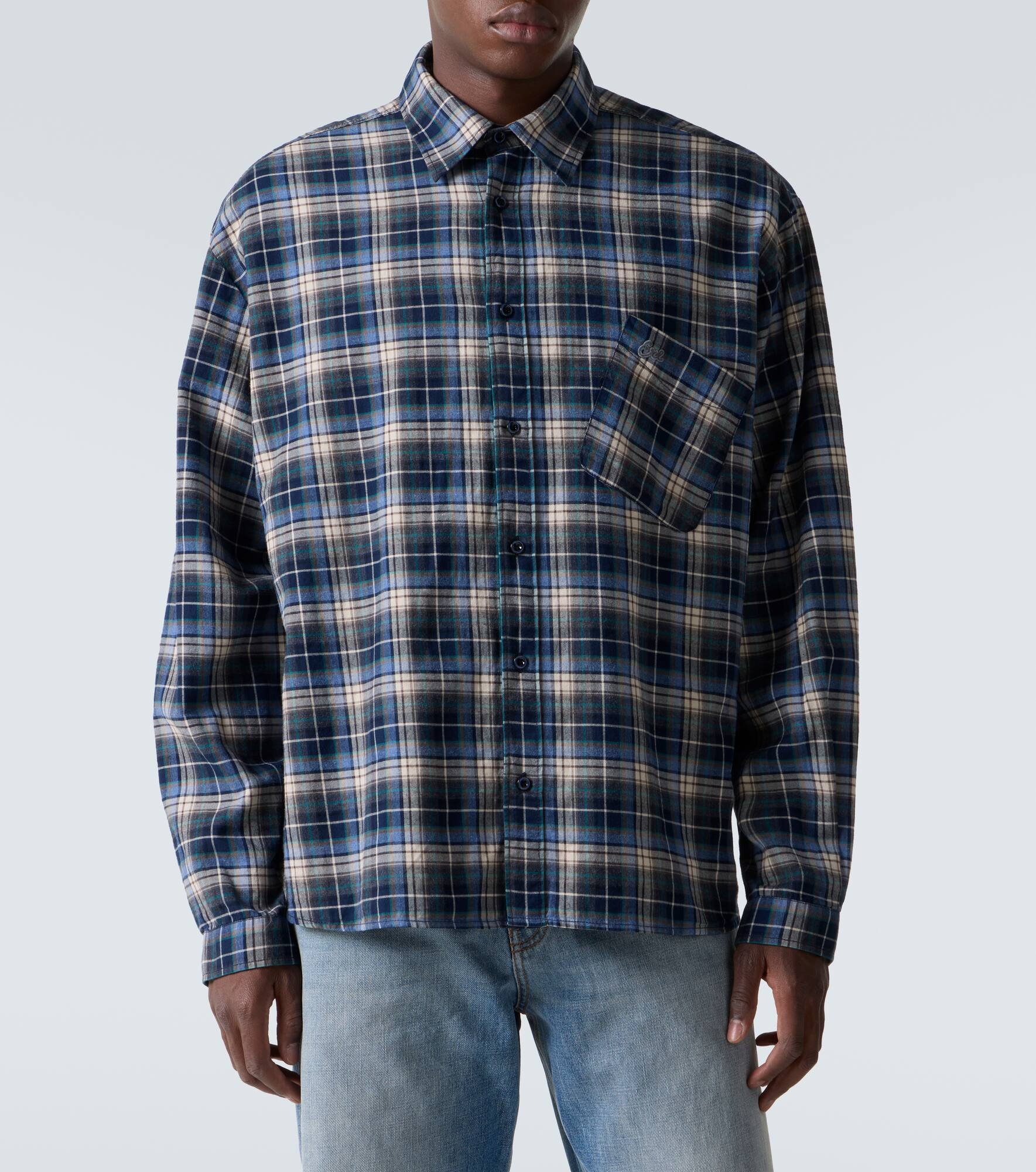 Plaid cotton shirt - 3