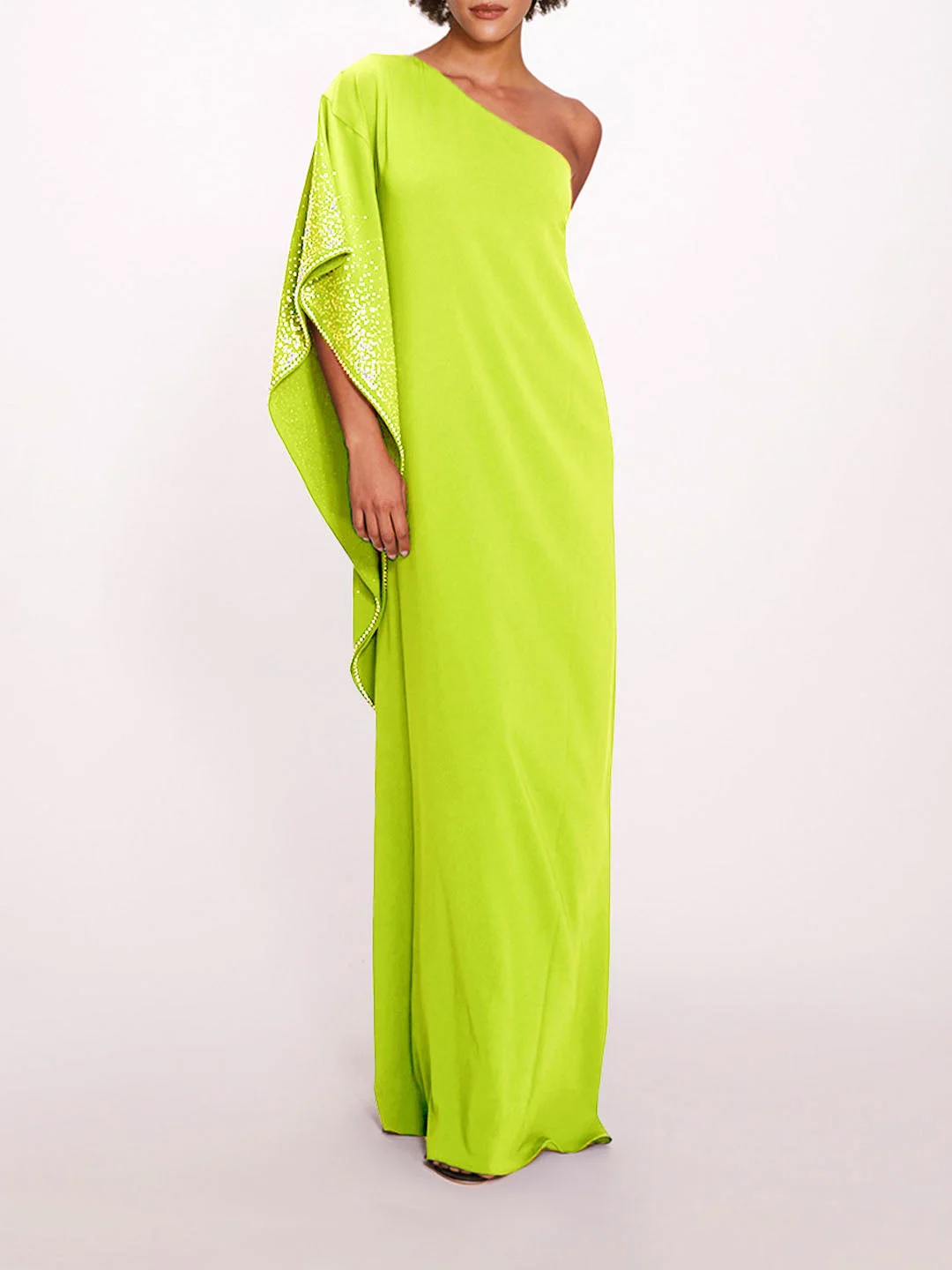 ONE SHOULDER KAFTAN GOWN - 1