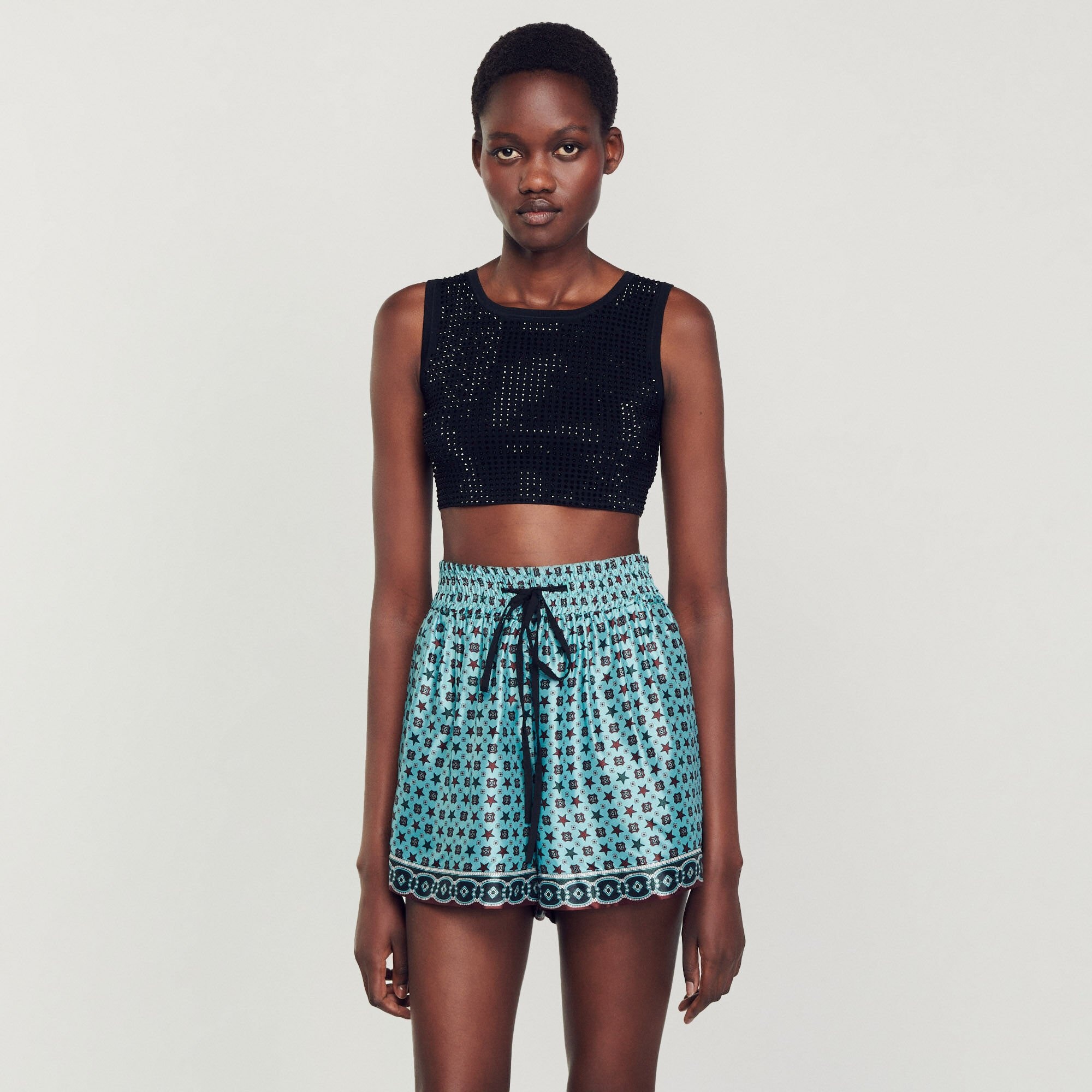 FLOATY PRINTED SHORTS - 5