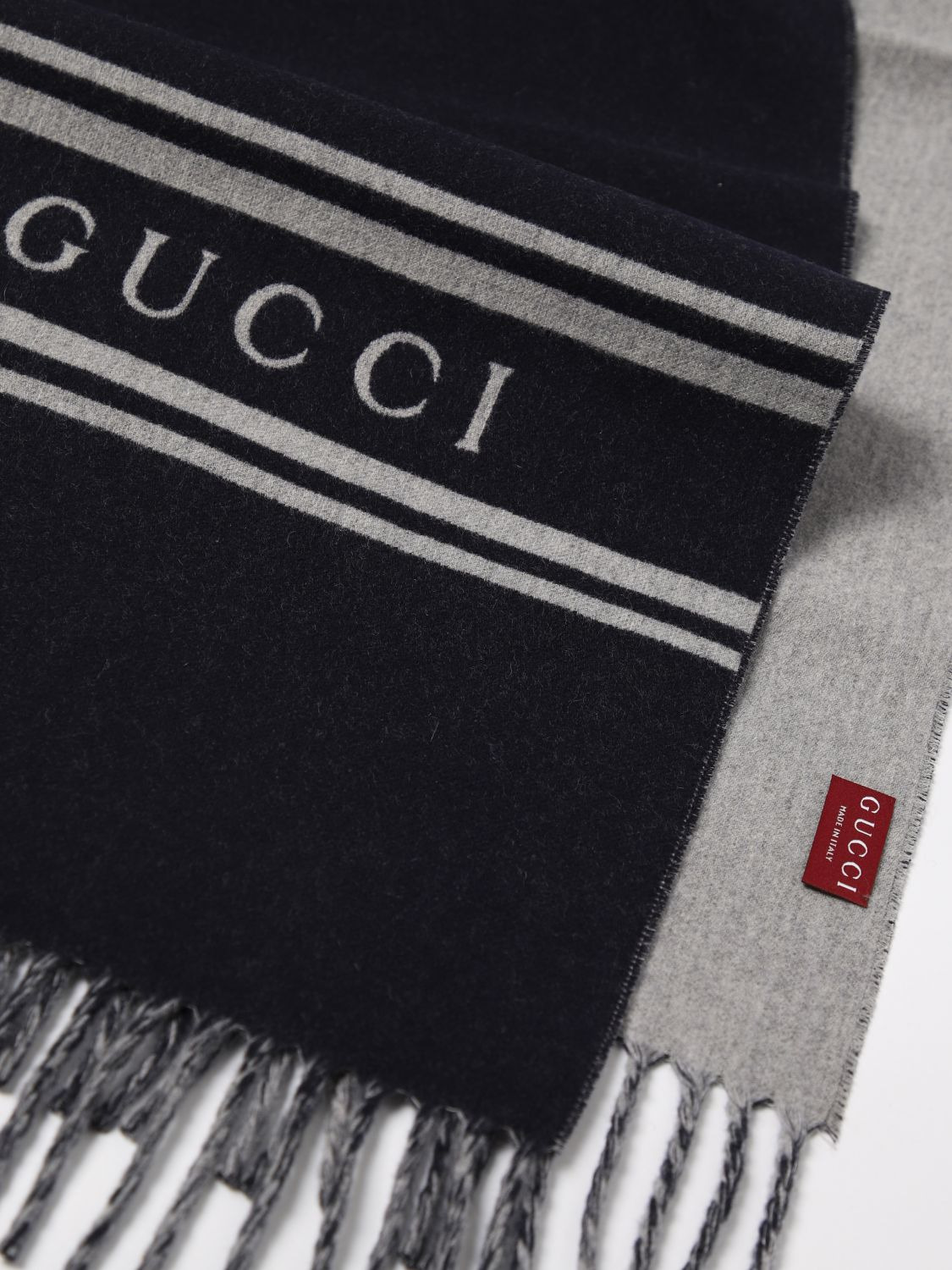 Gucci Scarf Men Blue - 3