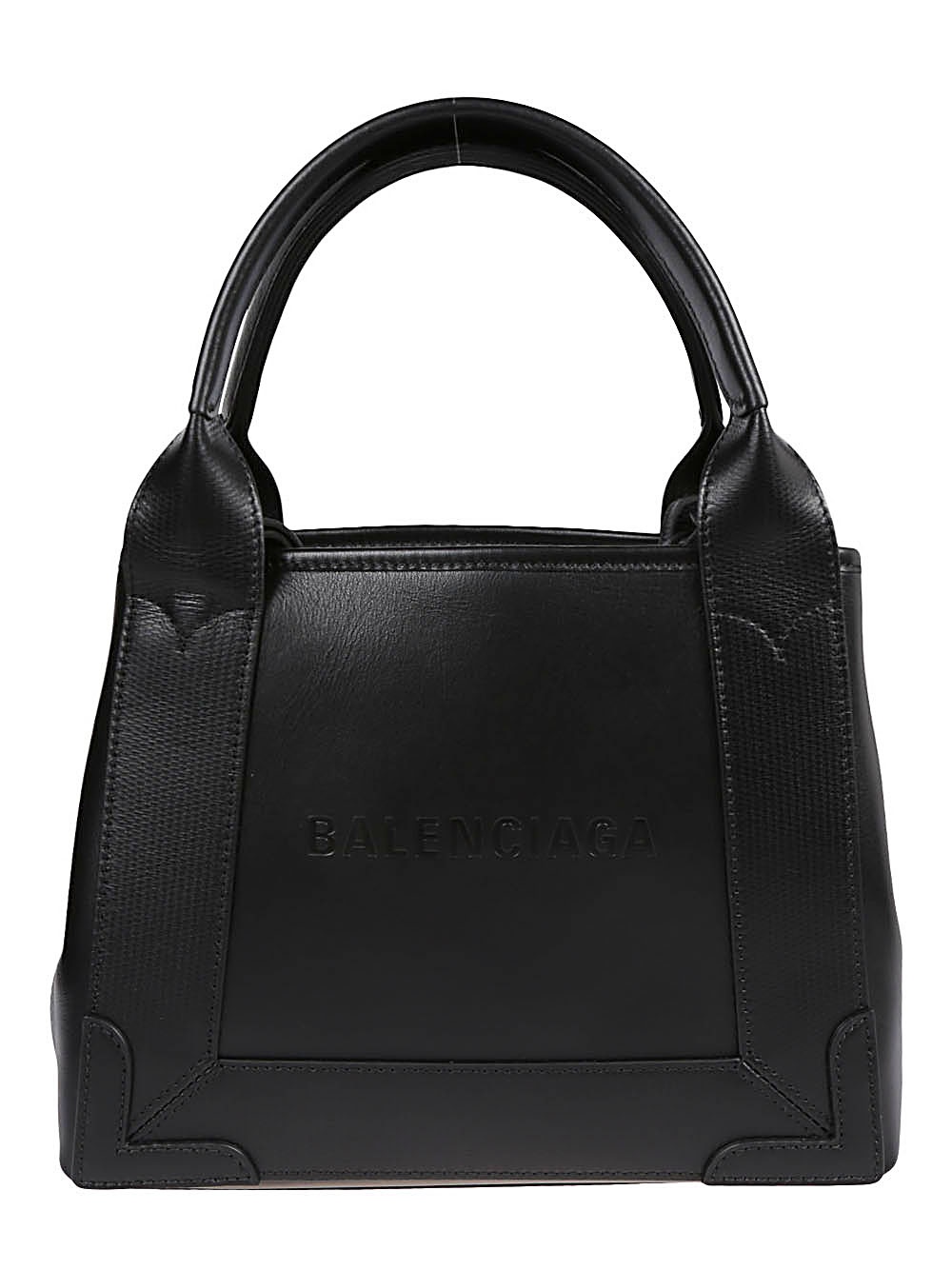 BALENCIAGA Navy cabas xs tote bag | REVERSIBLE