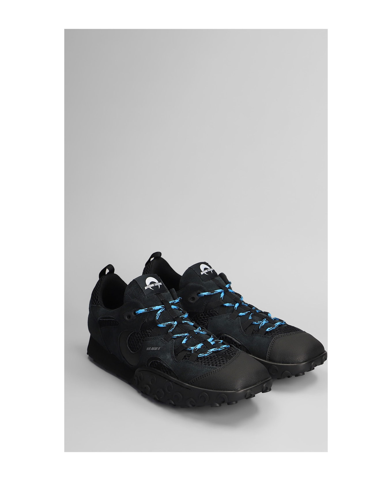 Ms Rise Tkyo Sneakers In Black Suede - 2