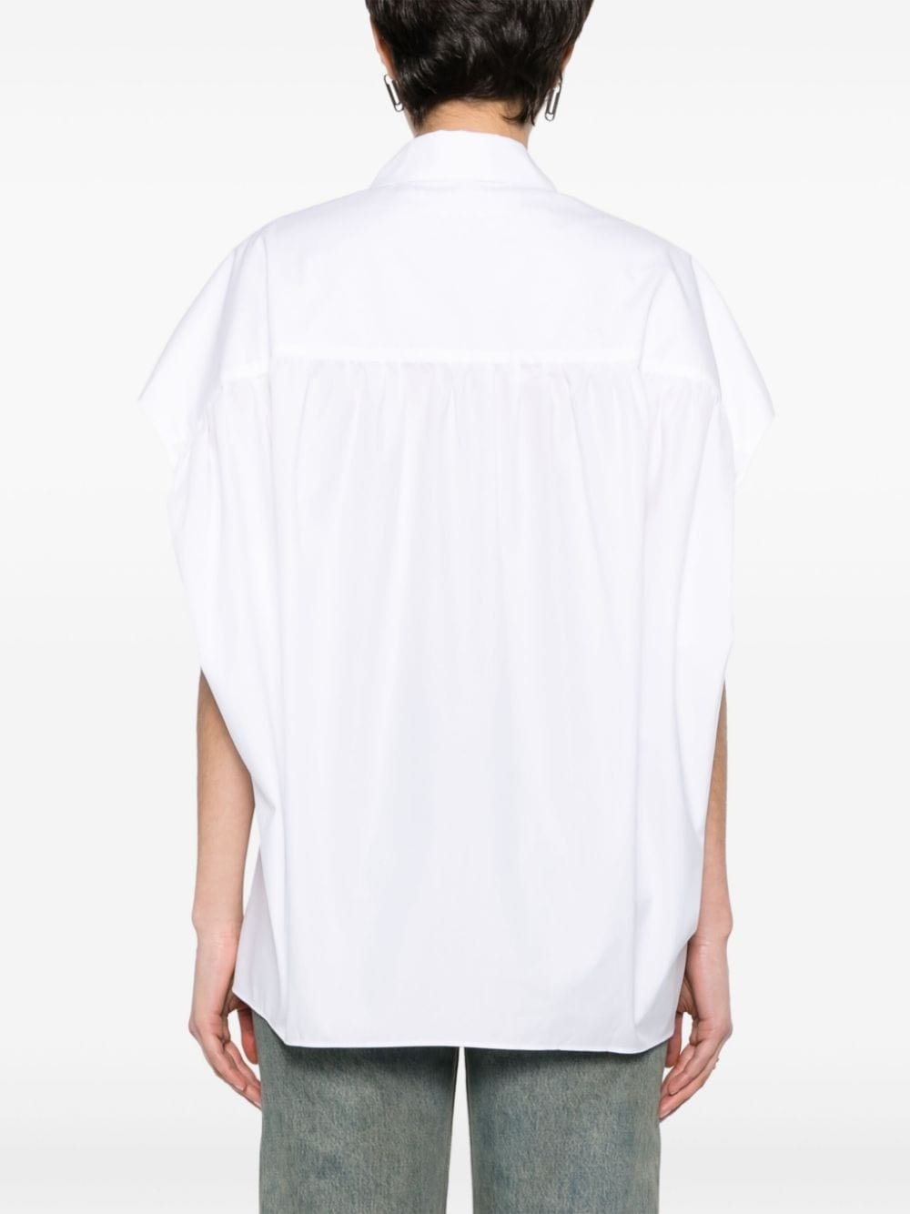 poplin sleeveless shirt - 4