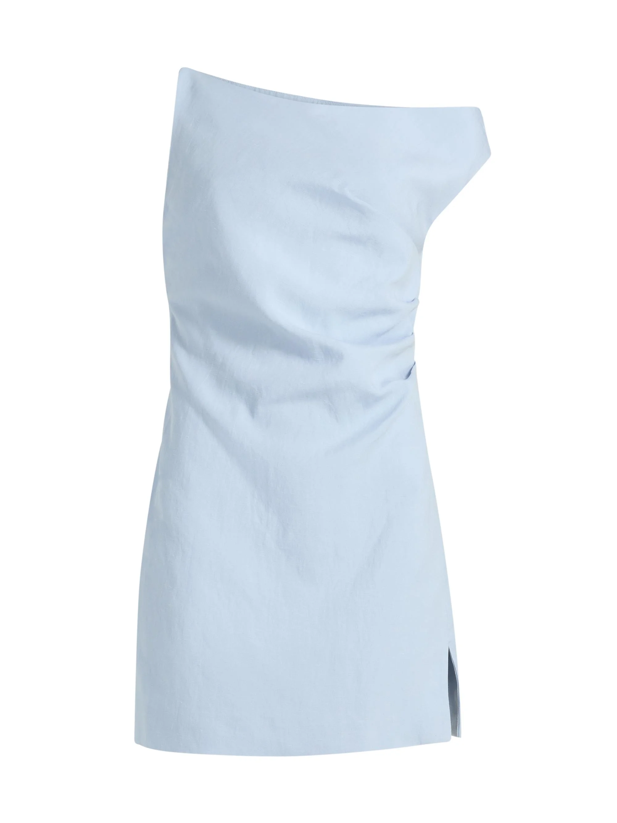 Women's Winnie Draped One-Shoulder Minidress - Ice - 1