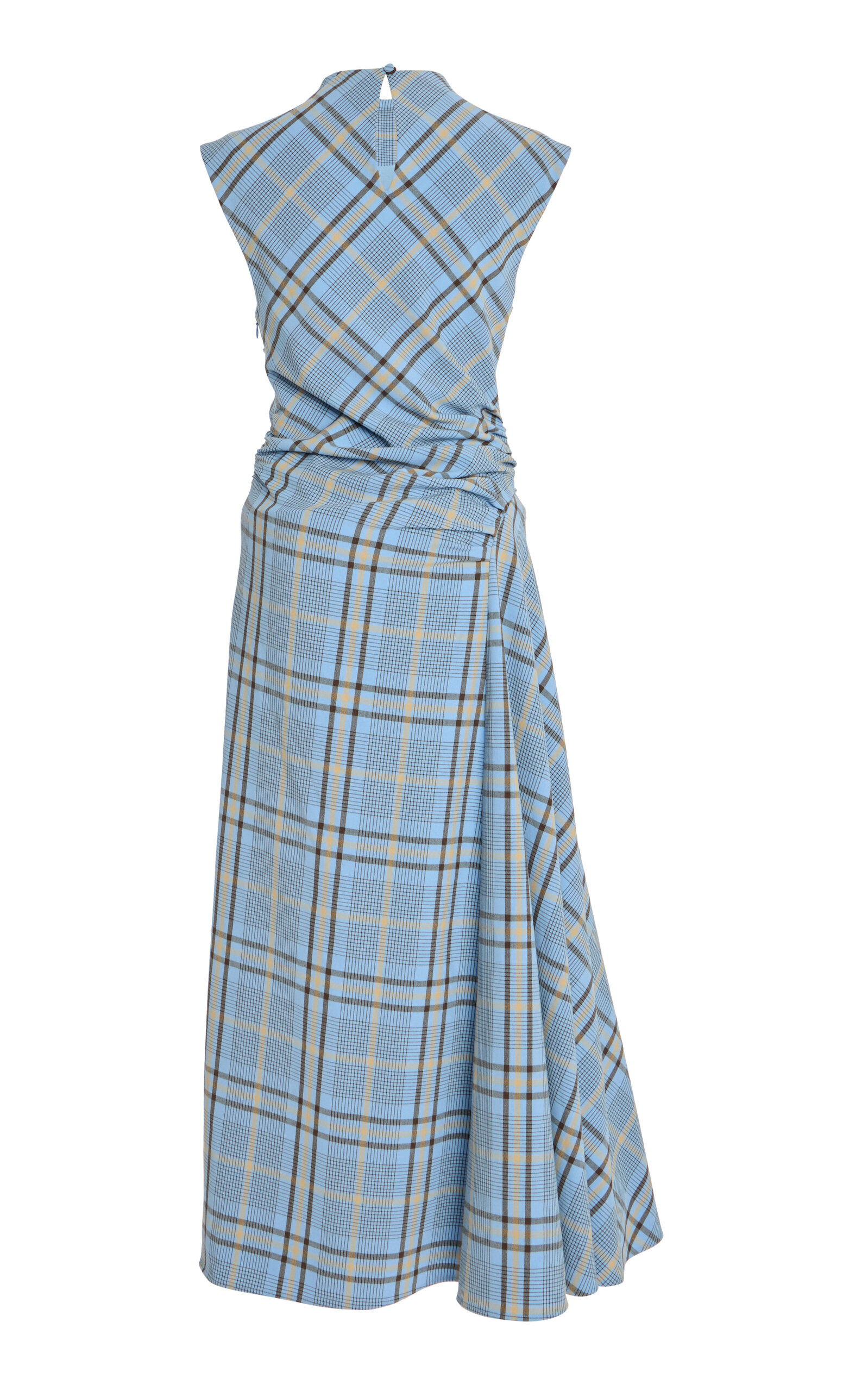 Burke Draped Midi Dress blue - 2