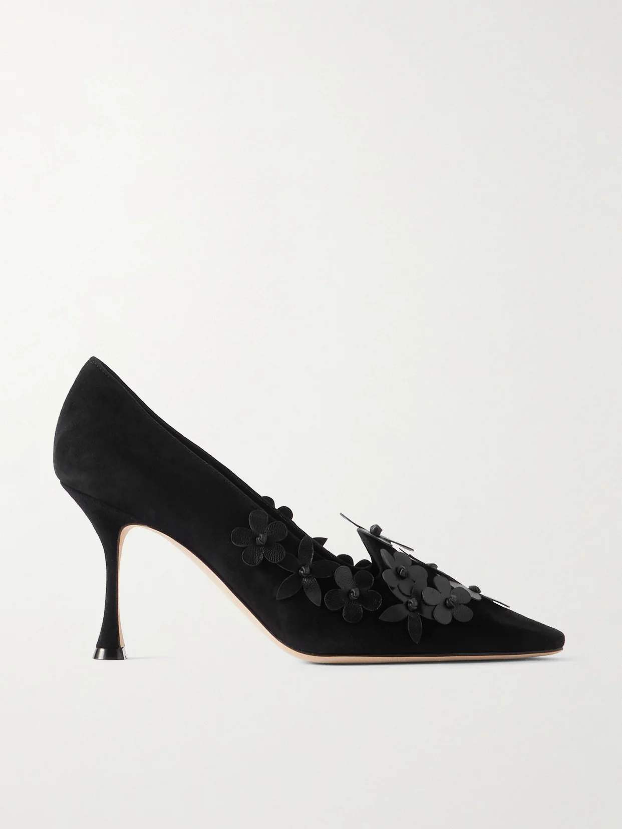 Harneclo 90 Appliquéd Suede Pumps - 1