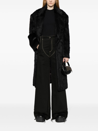 Junya Watanabe notched-lapel single-breasted coat outlook