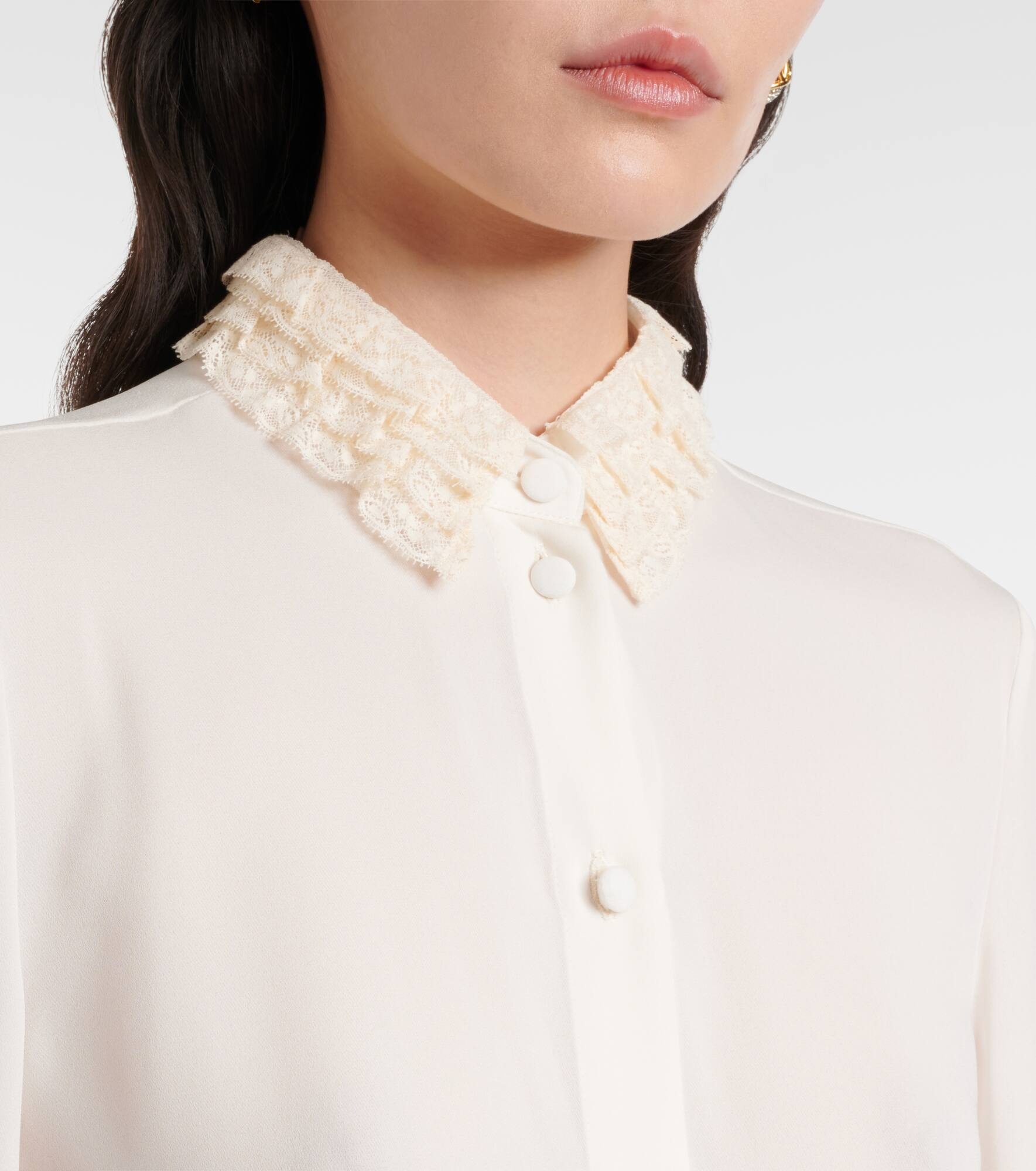 Silk georgette blouse - 5