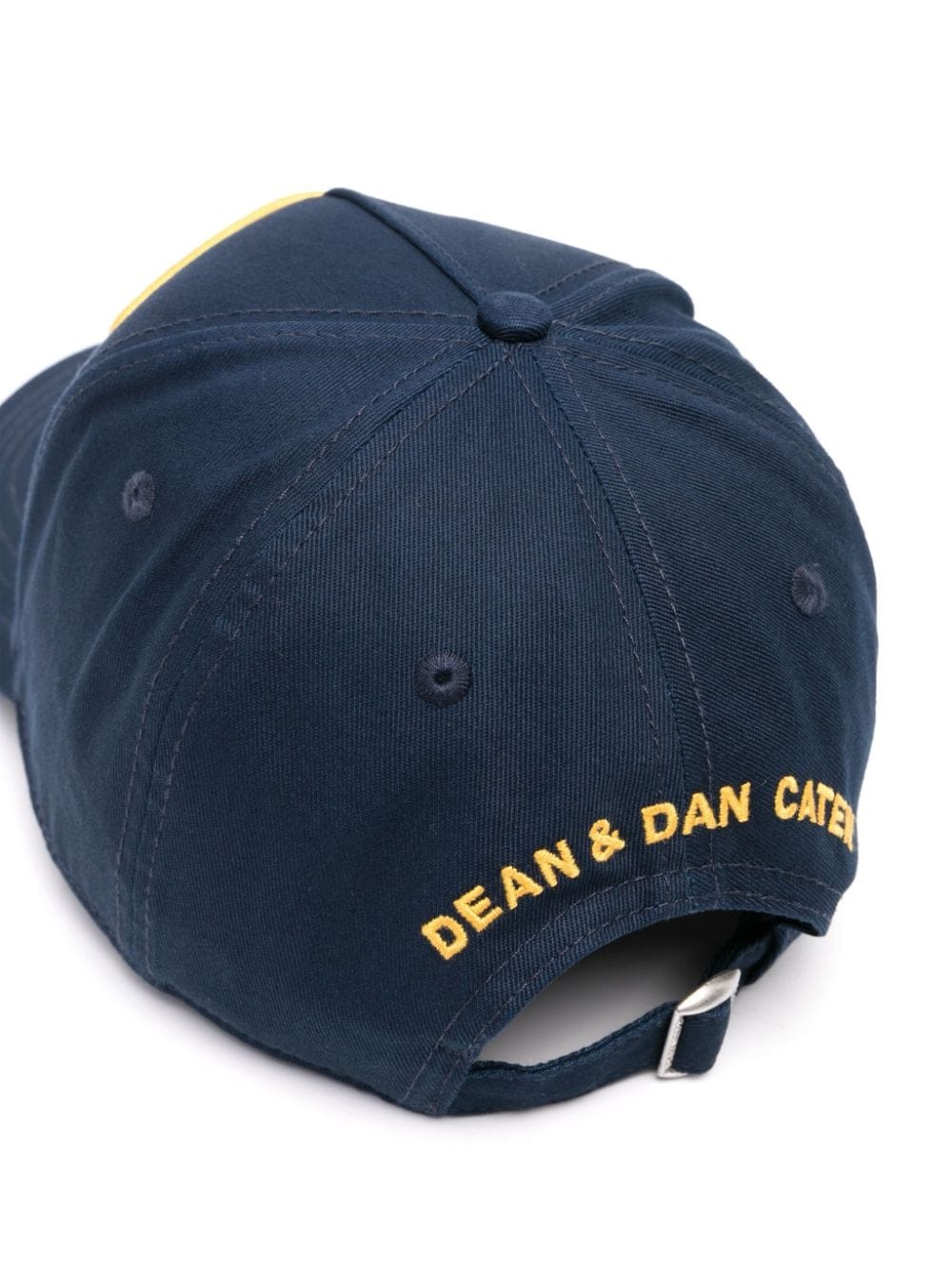 logo-patch cotton baseball cap - 2