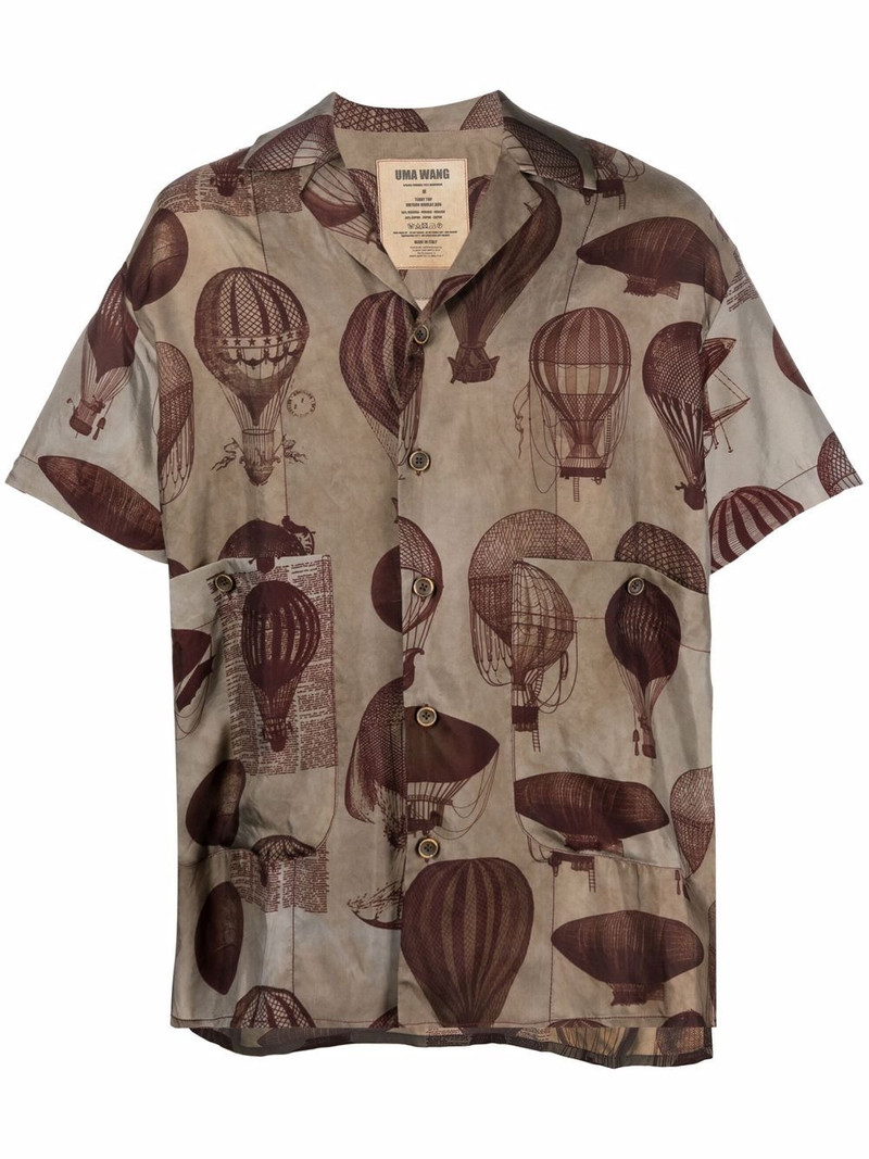 balloon-print shortsleeved shirt 1