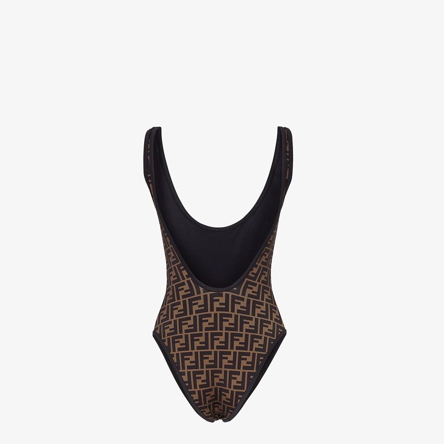 Brown Lycra® swimsuit - 2