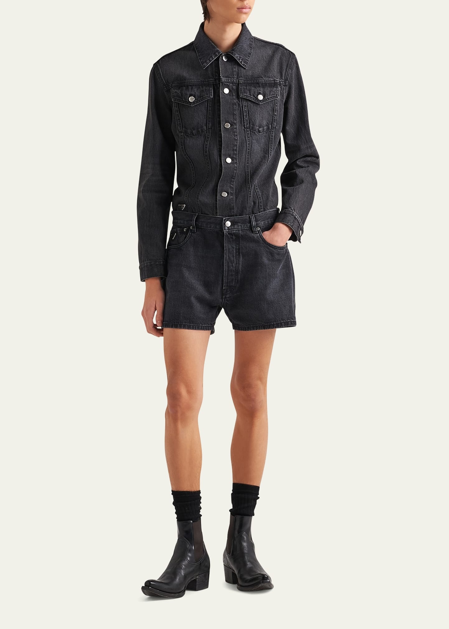 Men's Denim Trucker Jacket - 2