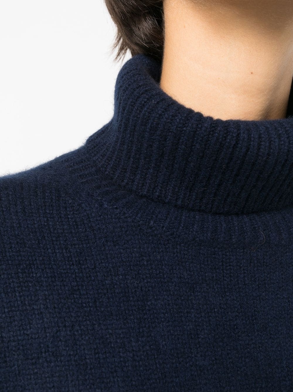 roll-neck long-sleeve jumper - 5