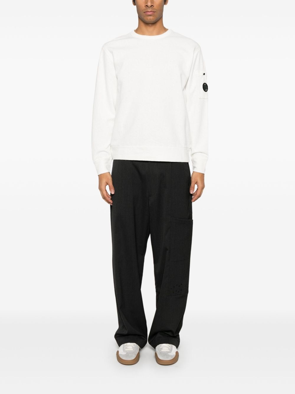 VIP【関税送料無料】希少 Cp Company Compact Lens Pullover C.P. Company Lens-detail sweatshirt | REVERSIBLE