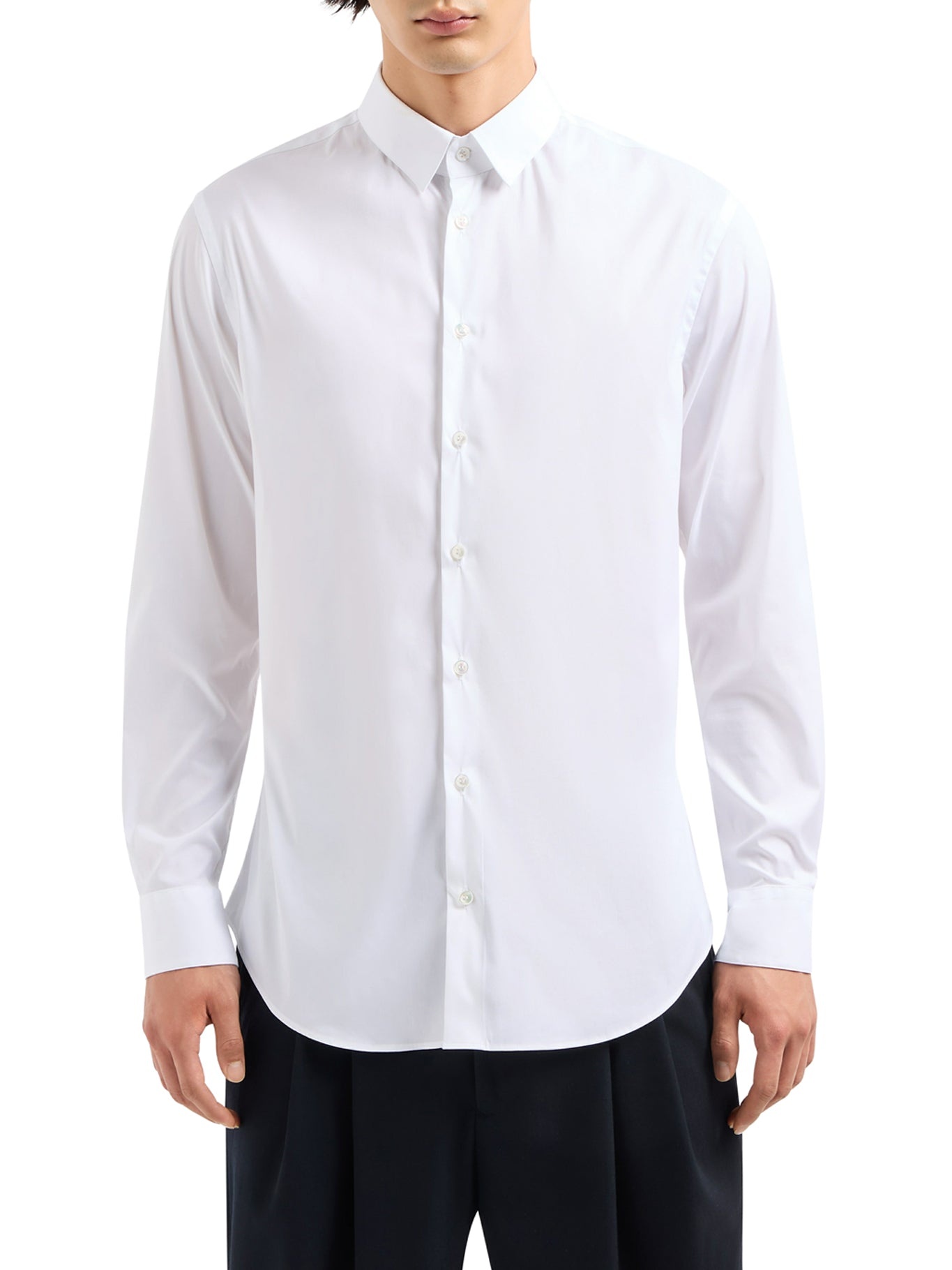 SLIM FIT COTTON SHIRT - 3