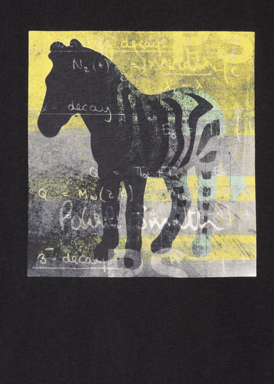 Paul Smith 'Zebra Square' Print Cotton T-Shirt outlook