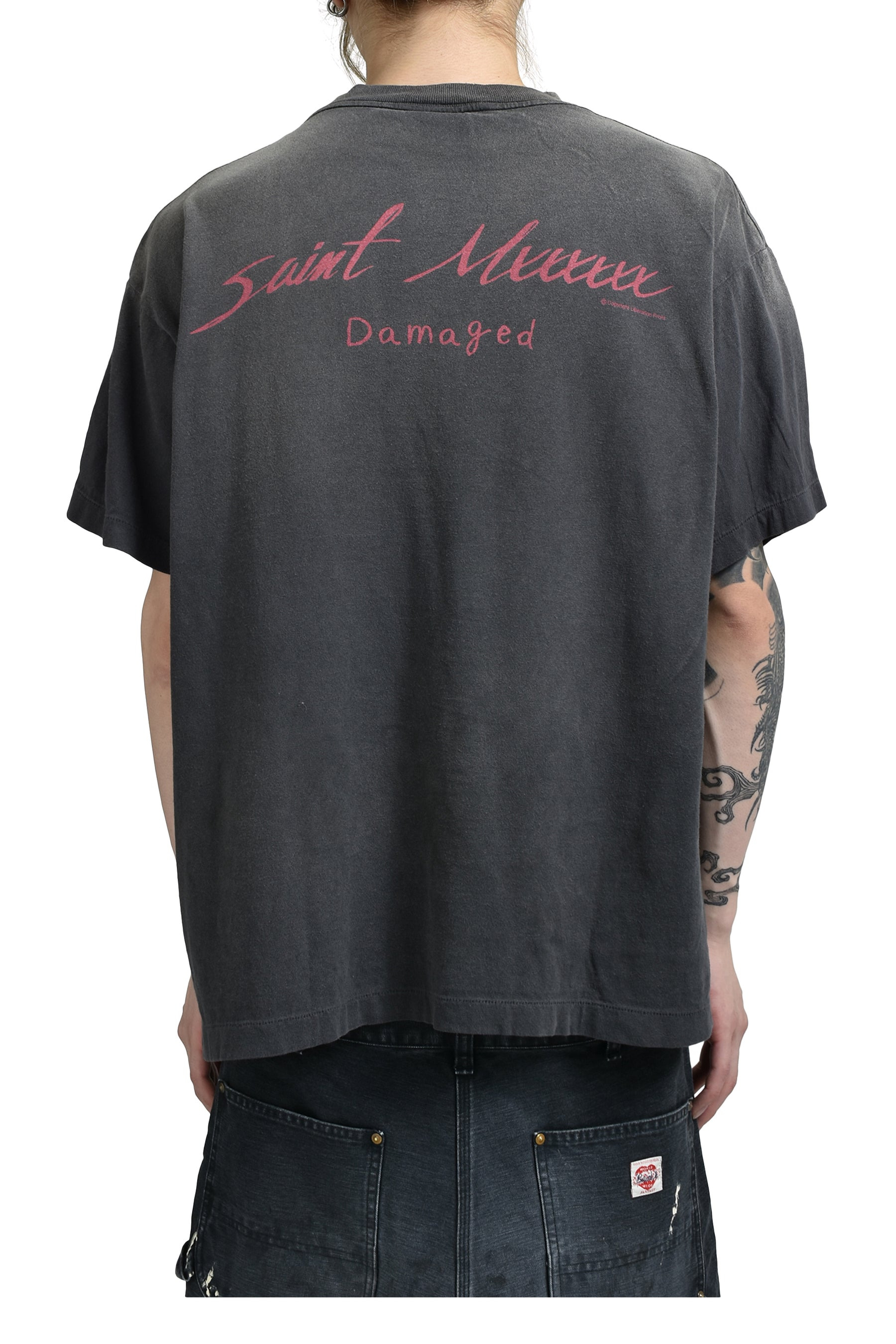 SS TEE/DAMAGED / BLK - 2