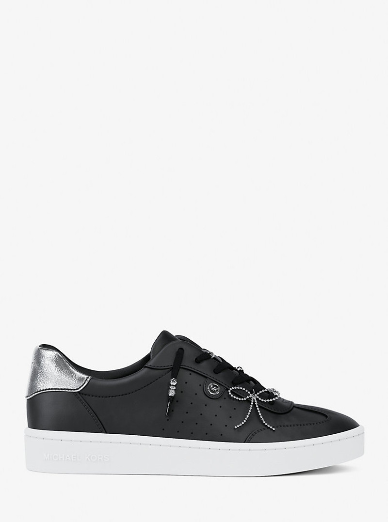 Scotty Embellished Leather Sneaker 3