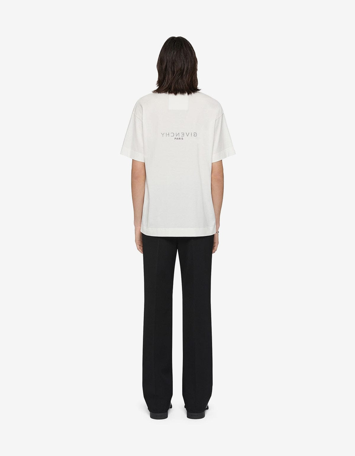 Givenchy White Reverse Logo T-Shirt - 3