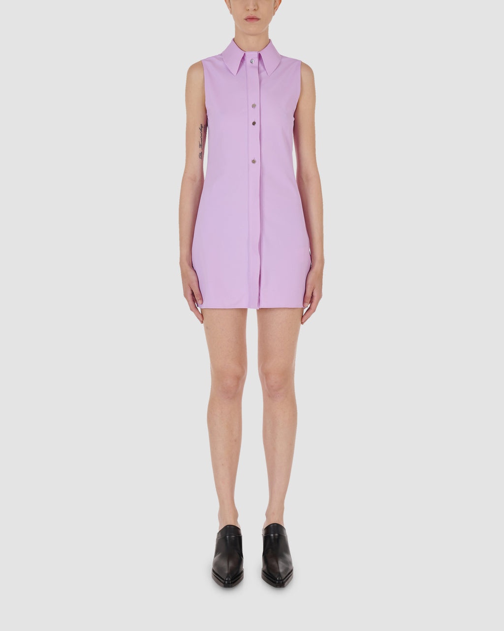 SLEEVELESS REA SHIRT DRESS - 2
