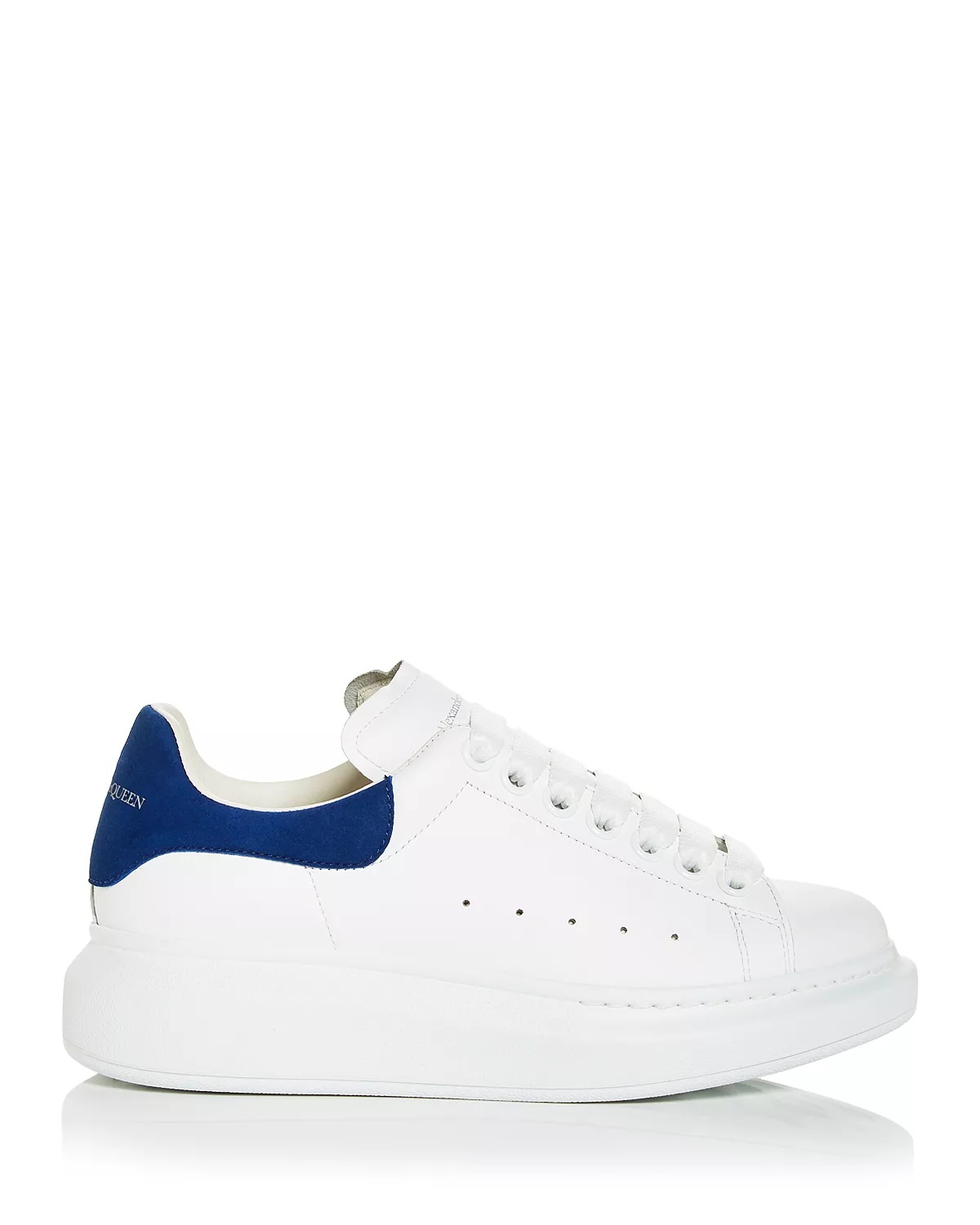 Women's Oversized Suede Heel Detail Sneakers - 3
