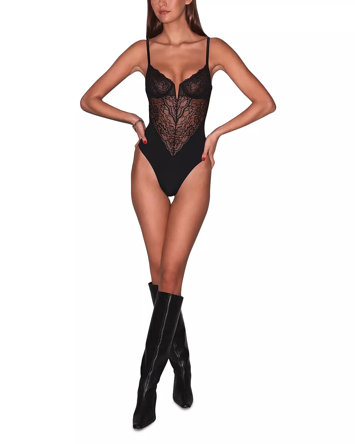 Bianca Lace Bodysuit - 3