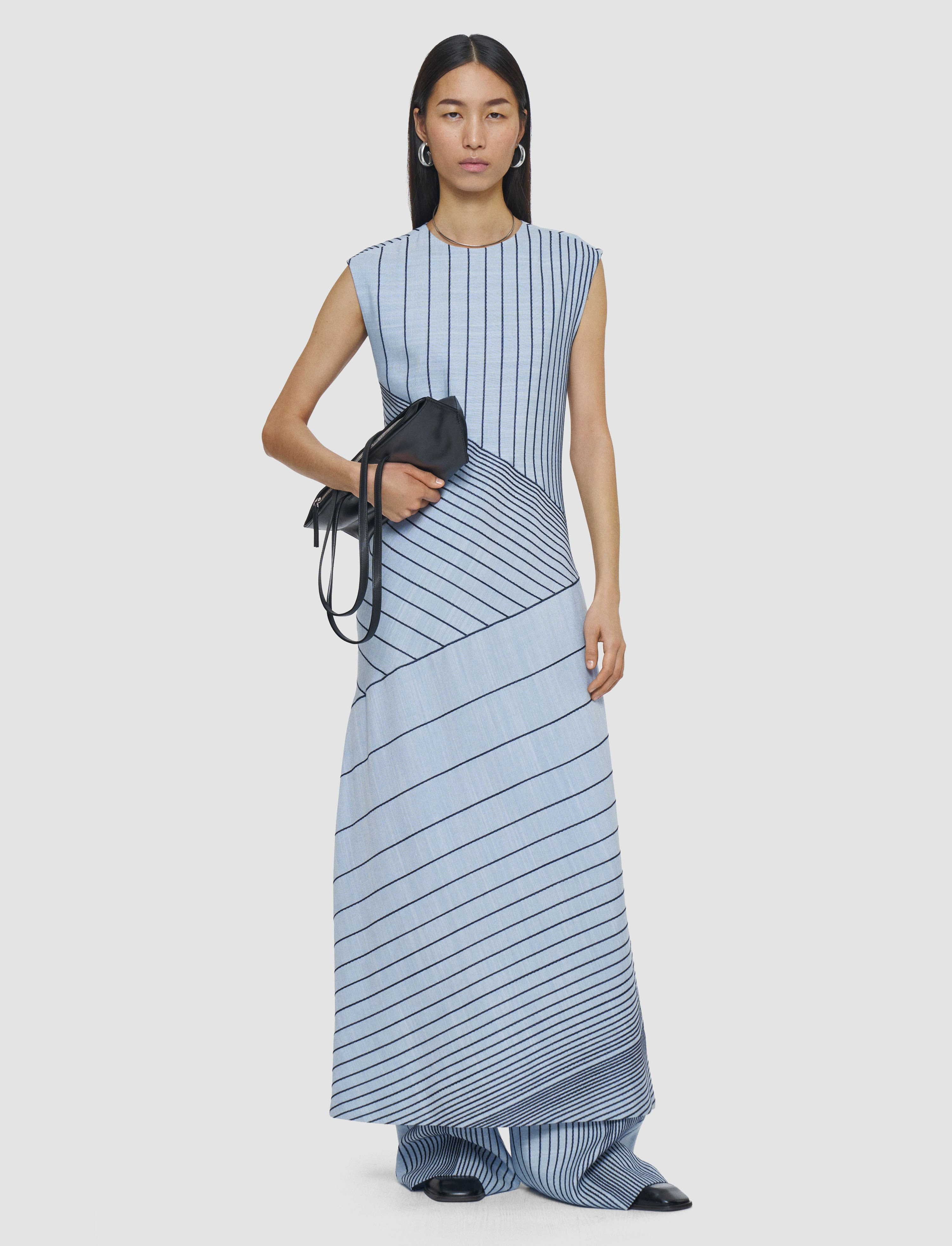 Maryse Embroidered Stripes Dress - 3